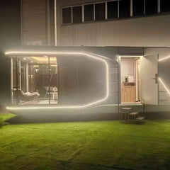 Luxury 20Ft white Container Steel
Structure Space Capsule House