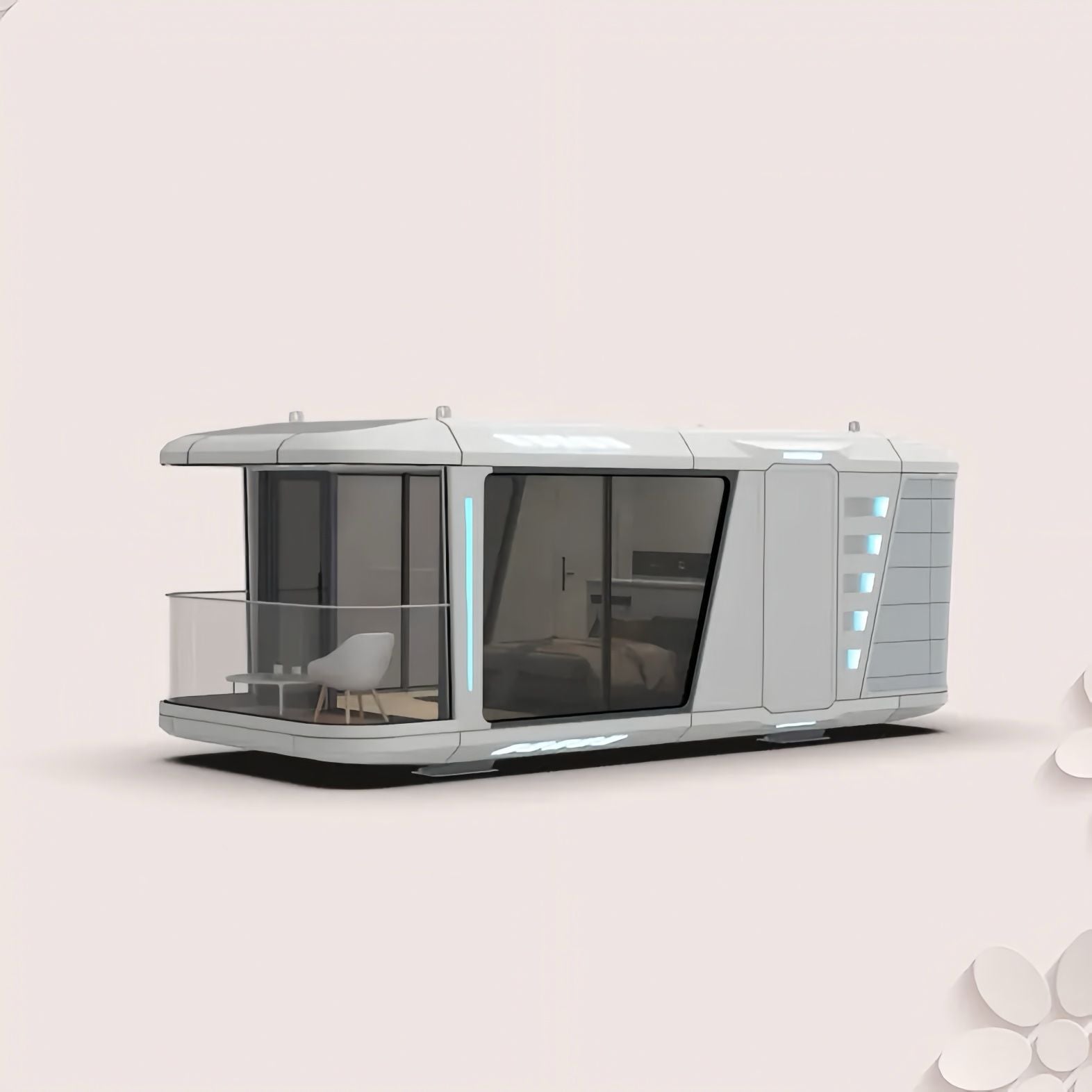 18m2 Small Prefab Space Capsule Tiny home