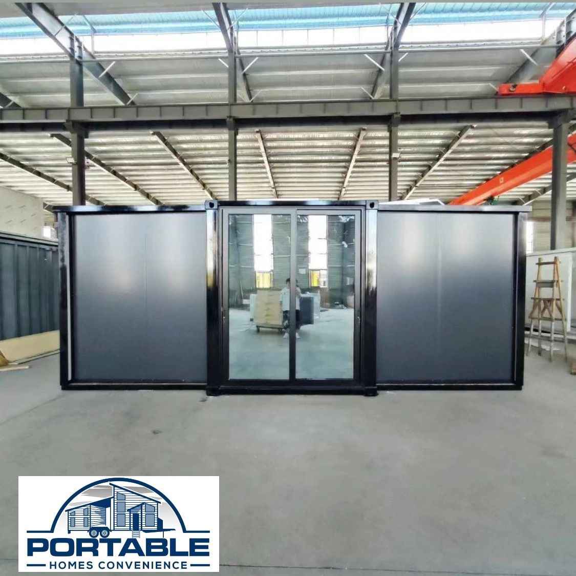 Metallic Colour Design Container House With Galvanised Steel Structure