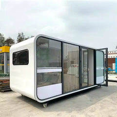 Hot-Selling Outdoor Mobile Apple Cabin Container House for Exterior Use for Homestay Office and Meeting Room Space Capsule