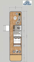 20FT One-Bedroom Unit with Intelligent Features and Modern Amenities SPACE CAPSULE