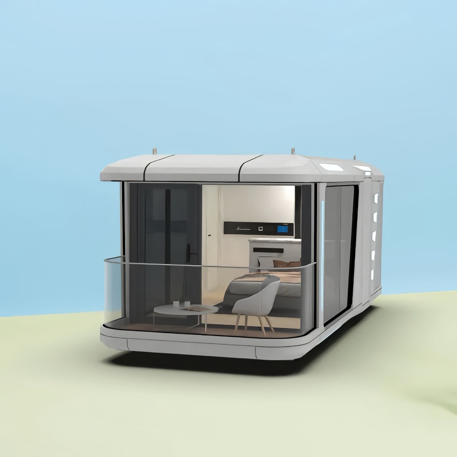 18m2 Small Prefab Space Capsule Tiny home