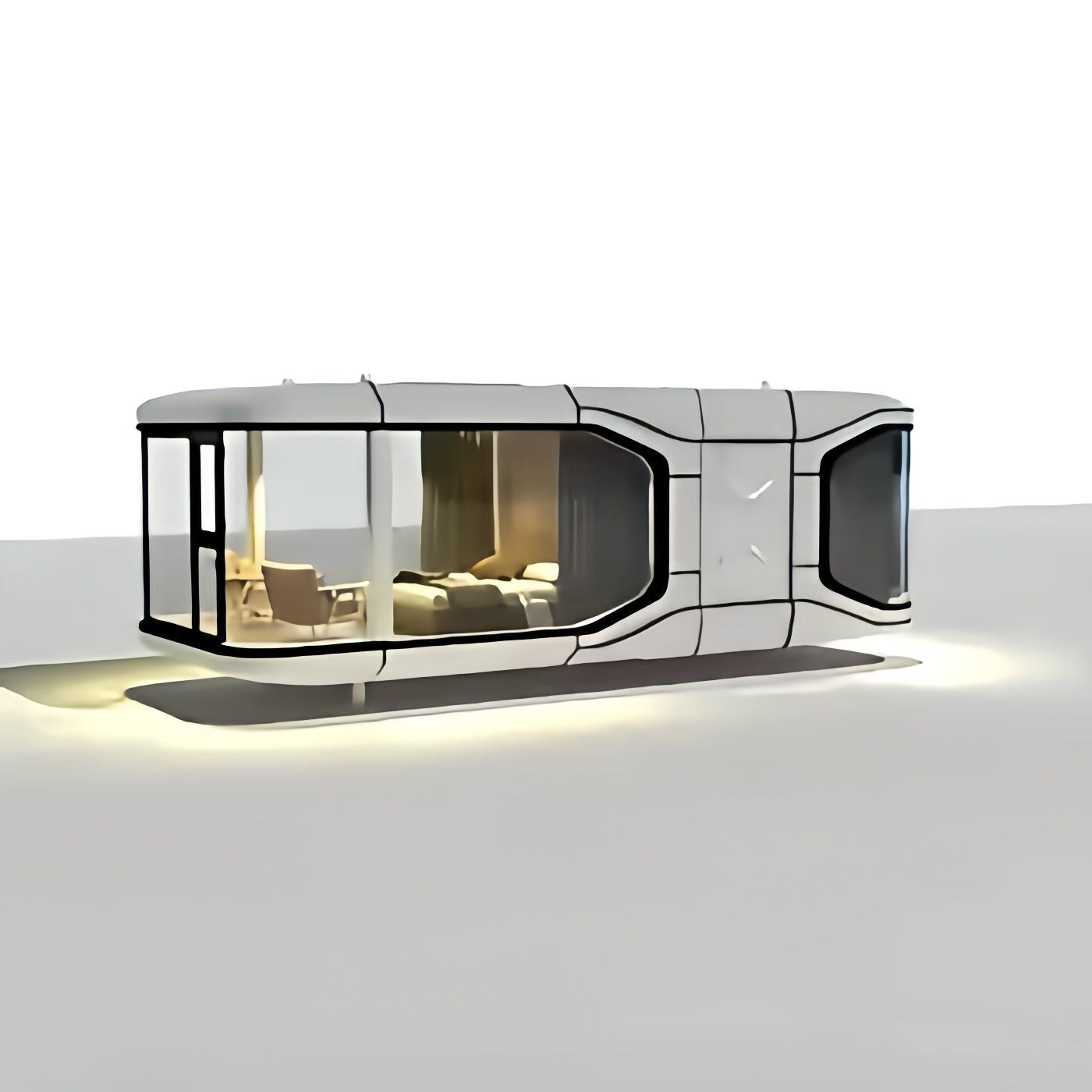 18m2 Small Prefab Space Capsule Tiny home