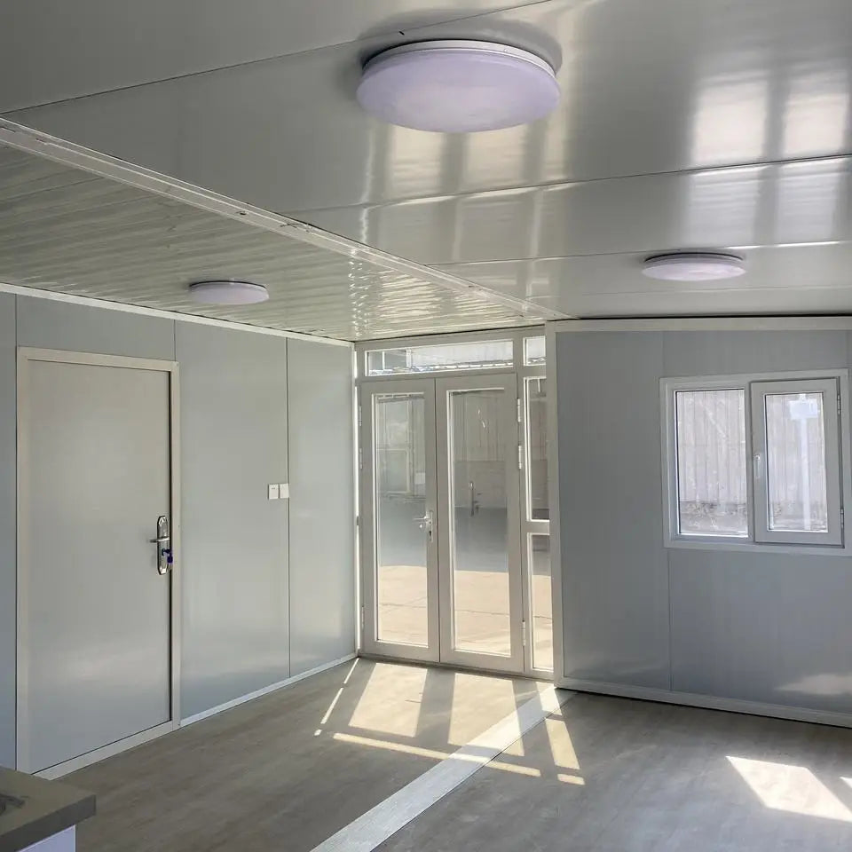 20FT Flat Pack Container Home can be used for office and cafe.