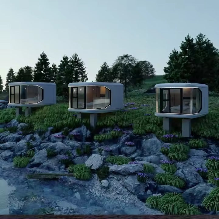 18m2 Small Prefab Space Capsule Tiny home